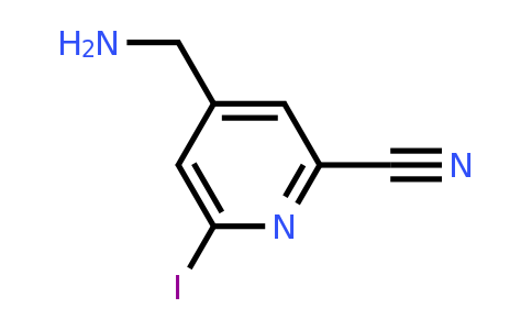 CAS 1393582-39-2 | 4-(Aminomethyl)-6-iodopyridine-2-carbonitrile
