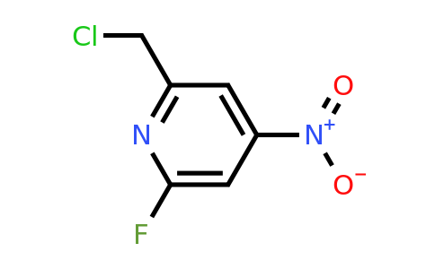 CAS 1393582-44-9 | 2-(Chloromethyl)-6-fluoro-4-nitropyridine