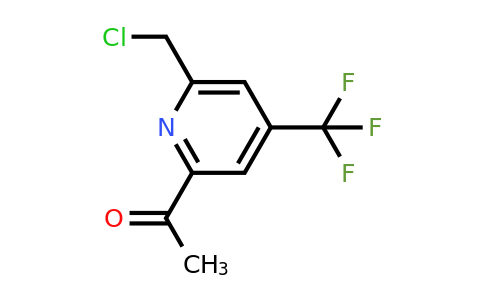 CAS 1393582-45-0 | 1-[6-(Chloromethyl)-4-(trifluoromethyl)pyridin-2-YL]ethanone