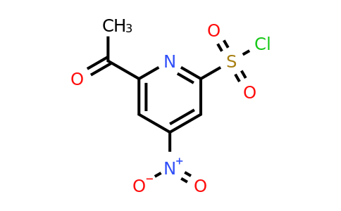 CAS 1393582-48-3 | 6-Acetyl-4-nitropyridine-2-sulfonyl chloride