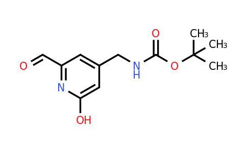 CAS 1393582-55-2 | Tert-butyl (2-formyl-6-hydroxypyridin-4-YL)methylcarbamate