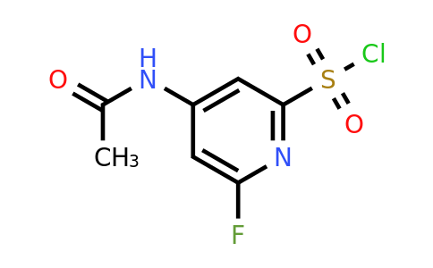 CAS 1393582-62-1 | 4-(Acetylamino)-6-fluoropyridine-2-sulfonyl chloride