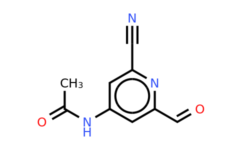 CAS 1393582-64-3 | N-(2-cyano-6-formylpyridin-4-YL)acetamide