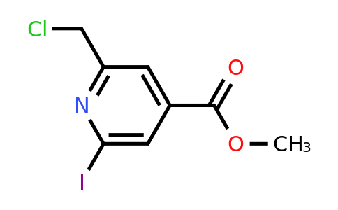 CAS 1393582-66-5 | Methyl 2-(chloromethyl)-6-iodoisonicotinate