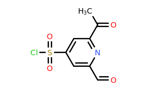 CAS 1393582-72-3 | 2-Acetyl-6-formylpyridine-4-sulfonyl chloride