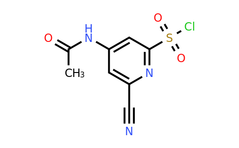 CAS 1393582-84-7 | 4-(Acetylamino)-6-cyanopyridine-2-sulfonyl chloride
