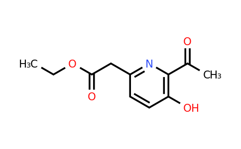 CAS 1393582-86-9 | Ethyl (6-acetyl-5-hydroxypyridin-2-YL)acetate