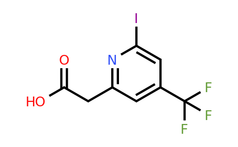 CAS 1393582-89-2 | [6-Iodo-4-(trifluoromethyl)pyridin-2-YL]acetic acid