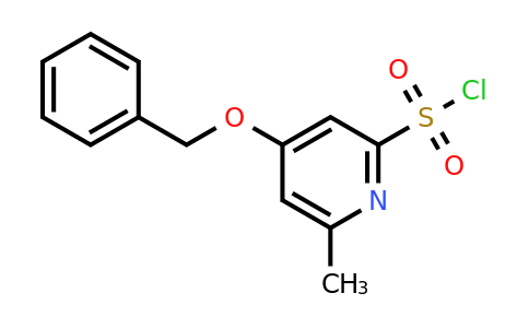 CAS 1393582-94-9 | 4-(Benzyloxy)-6-methylpyridine-2-sulfonyl chloride