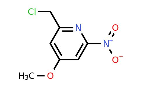 CAS 1393582-96-1 | 2-(Chloromethyl)-4-methoxy-6-nitropyridine