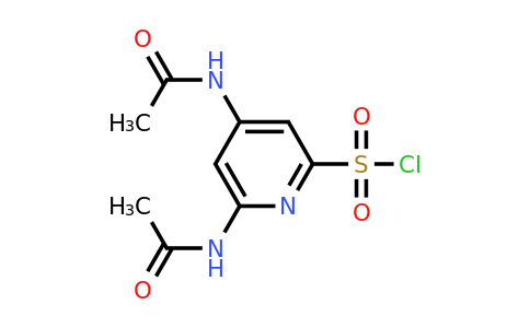 CAS 1393583-03-3 | 4,6-Bis(acetylamino)pyridine-2-sulfonyl chloride