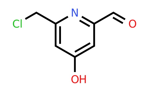 CAS 1393583-04-4 | 6-(Chloromethyl)-4-hydroxypyridine-2-carbaldehyde
