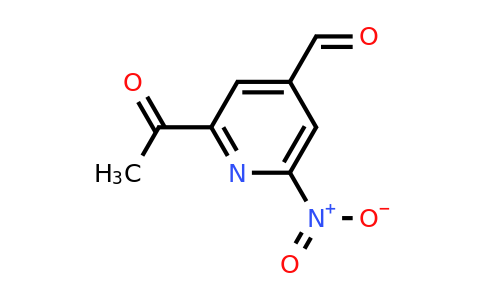 CAS 1393583-06-6 | 2-Acetyl-6-nitroisonicotinaldehyde