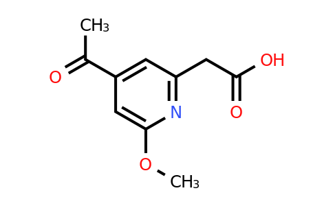 CAS 1393583-07-7 | (4-Acetyl-6-methoxypyridin-2-YL)acetic acid