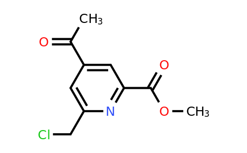 CAS 1393583-08-8 | Methyl 4-acetyl-6-(chloromethyl)pyridine-2-carboxylate