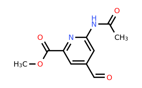 CAS 1393583-10-2 | Methyl 6-(acetylamino)-4-formylpyridine-2-carboxylate