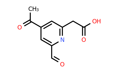 CAS 1393583-12-4 | (4-Acetyl-6-formylpyridin-2-YL)acetic acid