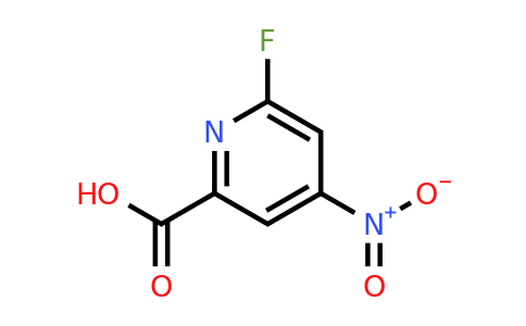 CAS 1393583-14-6 | 6-Fluoro-4-nitropyridine-2-carboxylic acid