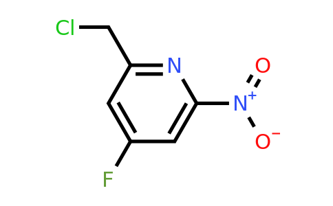 CAS 1393583-15-7 | 2-(Chloromethyl)-4-fluoro-6-nitropyridine