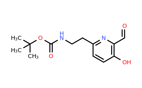CAS 1393583-16-8 | Tert-butyl 2-(6-formyl-5-hydroxypyridin-2-YL)ethylcarbamate