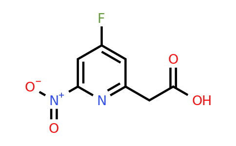 CAS 1393583-17-9 | (4-Fluoro-6-nitropyridin-2-YL)acetic acid