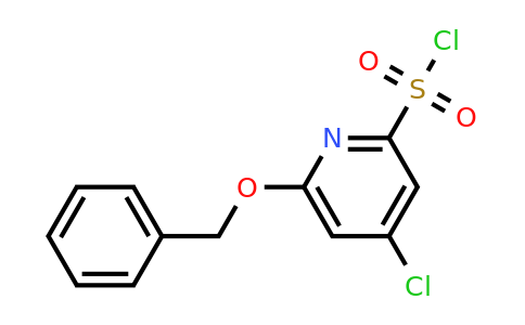 CAS 1393583-18-0 | 6-(Benzyloxy)-4-chloropyridine-2-sulfonyl chloride