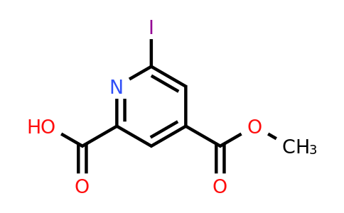 CAS 1393583-23-7 | 6-Iodo-4-(methoxycarbonyl)pyridine-2-carboxylic acid
