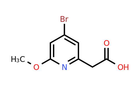 CAS 1393583-24-8 | (4-Bromo-6-methoxypyridin-2-YL)acetic acid