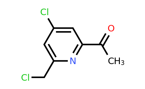 CAS 1393583-25-9 | 1-[4-Chloro-6-(chloromethyl)pyridin-2-YL]ethanone