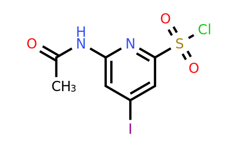 CAS 1393583-26-0 | 6-(Acetylamino)-4-iodopyridine-2-sulfonyl chloride