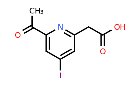 CAS 1393583-28-2 | (6-Acetyl-4-iodopyridin-2-YL)acetic acid