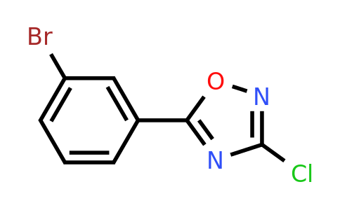 CAS 1393583-31-7 | 5-(3-Bromophenyl)-3-chloro-1,2,4-oxadiazole