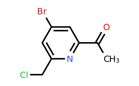 CAS 1393583-35-1 | 1-[4-Bromo-6-(chloromethyl)pyridin-2-YL]ethanone
