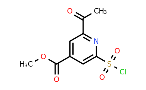 CAS 1393583-36-2 | Methyl 2-acetyl-6-(chlorosulfonyl)isonicotinate