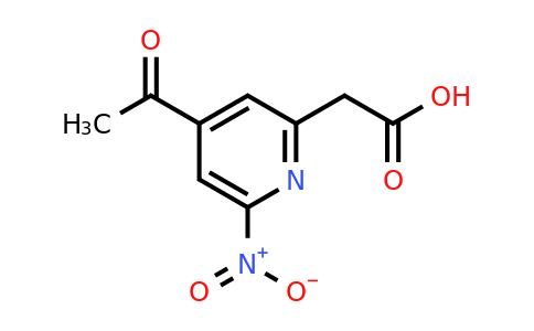 CAS 1393583-38-4 | (4-Acetyl-6-nitropyridin-2-YL)acetic acid