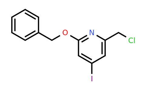 CAS 1393583-39-5 | 2-(Benzyloxy)-6-(chloromethyl)-4-iodopyridine
