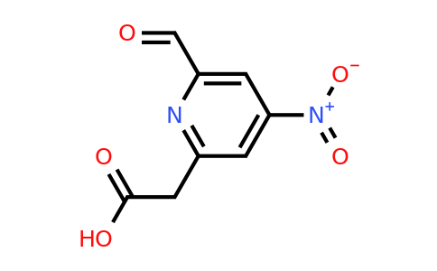 CAS 1393583-41-9 | (6-Formyl-4-nitropyridin-2-YL)acetic acid