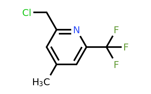 CAS 1393583-49-7 | 2-(Chloromethyl)-4-methyl-6-(trifluoromethyl)pyridine