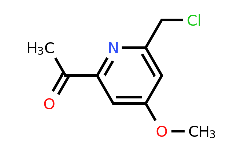 CAS 1393583-54-4 | 1-[6-(Chloromethyl)-4-methoxypyridin-2-YL]ethanone