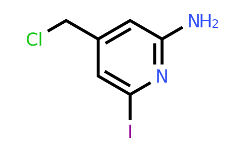 CAS 1393583-62-4 | 4-(Chloromethyl)-6-iodopyridin-2-amine