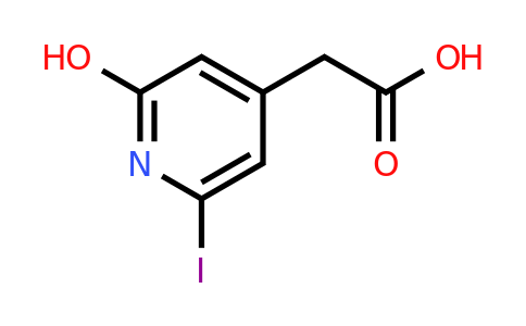 CAS 1393583-64-6 | (2-Hydroxy-6-iodopyridin-4-YL)acetic acid