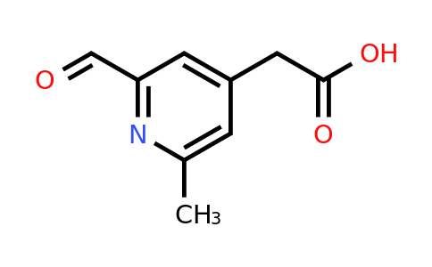 CAS 1393583-69-1 | (2-Formyl-6-methylpyridin-4-YL)acetic acid