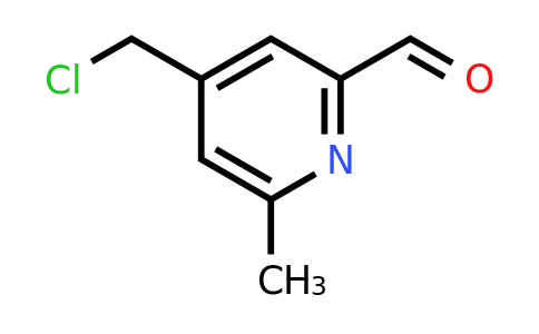 CAS 1393583-76-0 | 4-(Chloromethyl)-6-methylpyridine-2-carbaldehyde