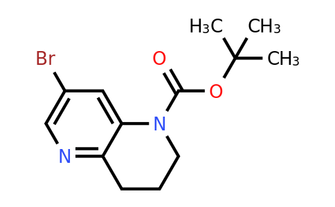 CAS 1393583-78-2 | Tert-butyl 7-bromo-3,4-dihydro-1,5-naphthyridine-1(2H)-carboxylate