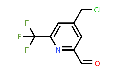 CAS 1393583-85-1 | 4-(Chloromethyl)-6-(trifluoromethyl)pyridine-2-carbaldehyde