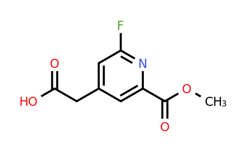 CAS 1393583-95-3 | [2-Fluoro-6-(methoxycarbonyl)pyridin-4-YL]acetic acid