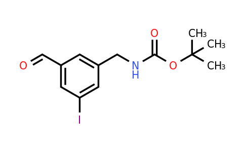 CAS 1393583-97-5 | Tert-butyl 3-formyl-5-iodobenzylcarbamate