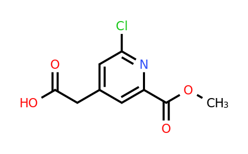 [2-Chloro-6-(methoxycarbonyl)pyridin-4-YL]acetic acid