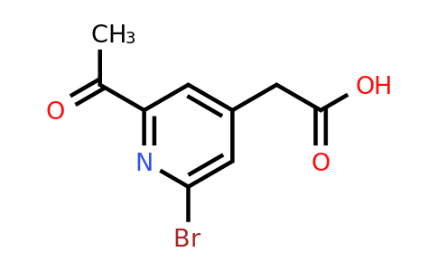 (2-Acetyl-6-bromopyridin-4-YL)acetic acid