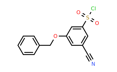 CAS 1393584-13-8 | 3-(Benzyloxy)-5-cyanobenzenesulfonyl chloride